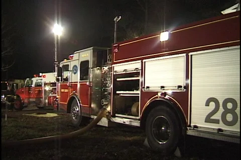 Fire Truck Stock Footage 297505