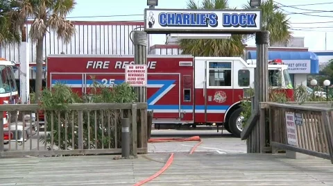 Fire Truck Stock Footage 687251