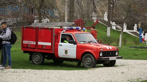 Fire truck Stock Footage 67362854