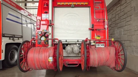 Fire truck Stock Footage 77100999