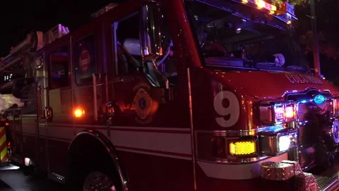 Fire truck Stock Footage 166535475