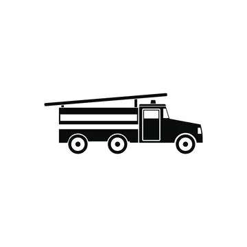 Fire truck icon Stock Illustration