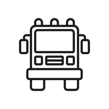 Fire truck icon vector design templates simple and modern Stock Illustration