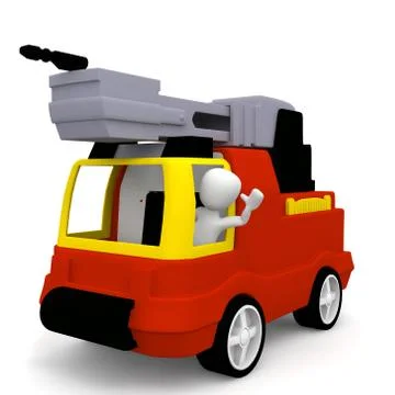 The fire truck Stock Illustration