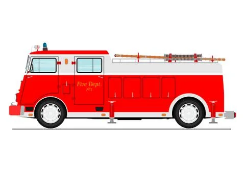 Fire truck. Stock Illustration