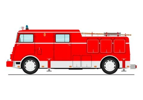Fire truck. Stock Illustration