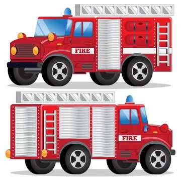 Fire truck. Stock Illustration