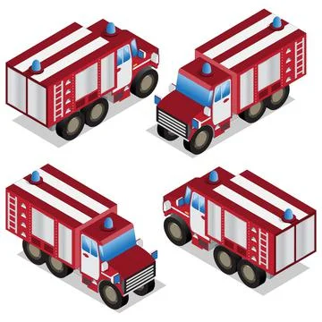 Fire truck. Stock Illustration