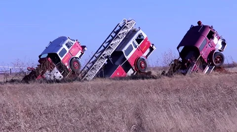 Fire Truck Ranch 2 Stock-Footage 41373709