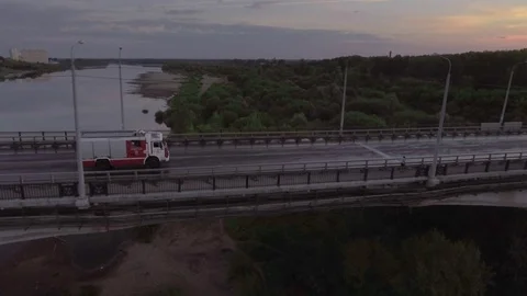 A fire truck is speeding on a fire to save lives Stock Footage 75023505