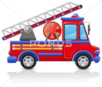 Fire truck vector illustration: Graphic #45263509