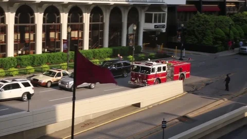 Fire Truck on the way Vidéo 71781413