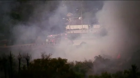 Fire trucks Stock Footage 853401