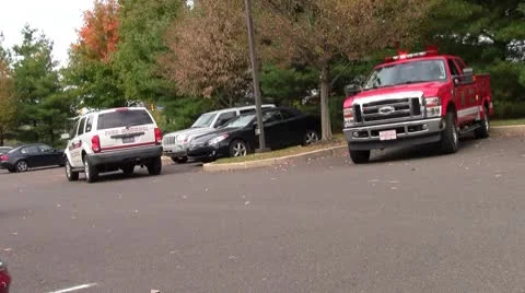 Fire trucks Stock Footage 8845737