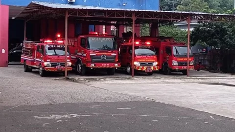 Fire trucks Stock Footage 222454405