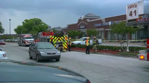 Fire Trucks LFR Stock Footage 937540