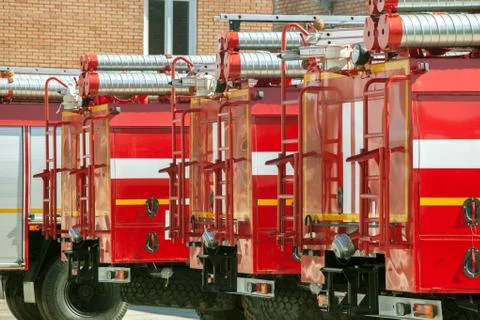 Fire trucks Stock Photos