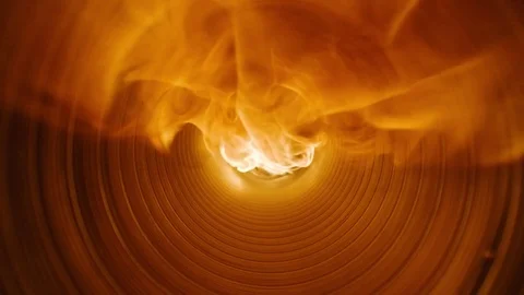 Fire in tunnel Vídeos de archivo 76991575