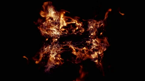 Fire in the tunnel Stock Footage 104811942