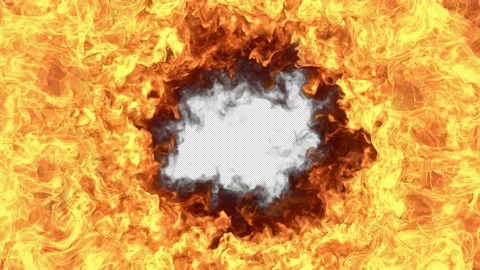 Fire Tunnel Stock Footage 171470484