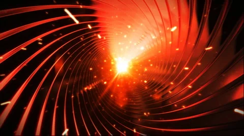 Fire Tunnel. Looping. HD. Stock Footage 2974568