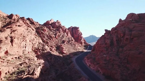 Fire-Valley-Drone-Horizontal-Front 動画素材 91052954