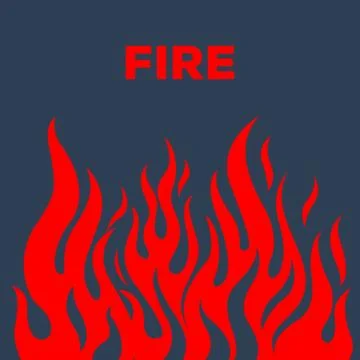 FIRE vector Stock Illustration
