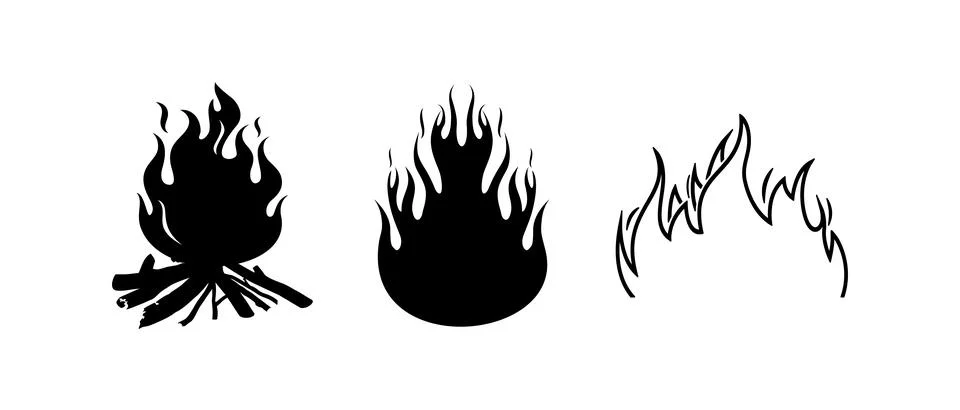 Fire Vector Stock Illustration