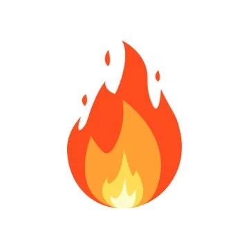 Fire vector isolated Stock Illustration
