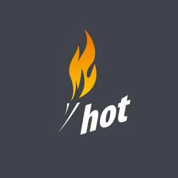 Fire vector logo Stock Illustration