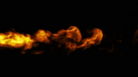 Fire vertical design on black Background. Footage element for film ads and mo Stock Footage 150097970