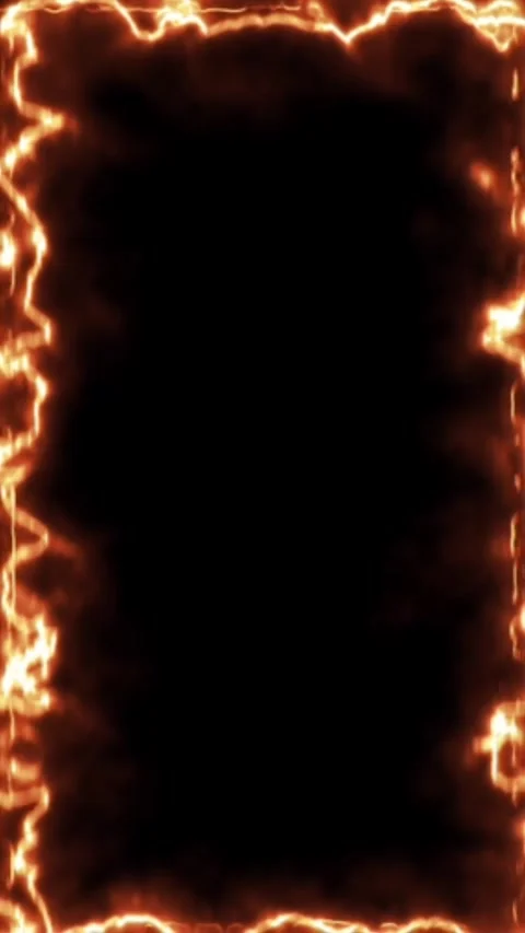 Fire Vertical Energy Border Glowing Light Motion Видео 346500911