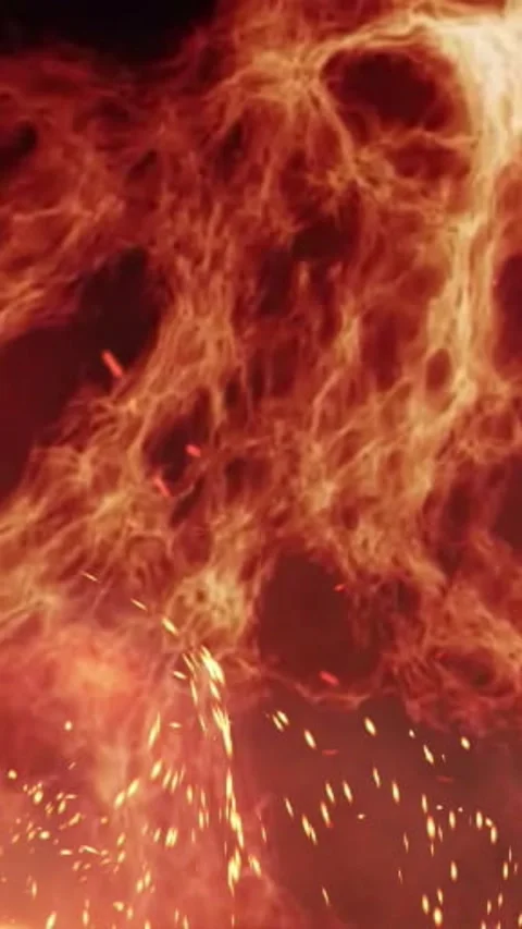 Fire Vertical Energy Electric Plasma Lightning Motion Effect Видео 346500804