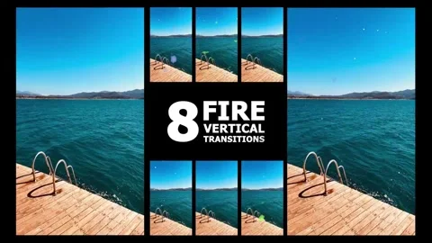 Fire Vertical Transitions | After Effects Stock After Effects