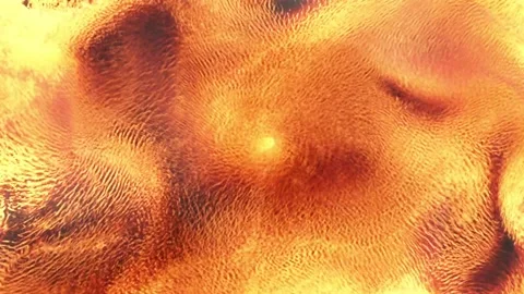 Fire, vibrating from its own power, rotates counterclockwise. The surface of the Stock Footage 170190241