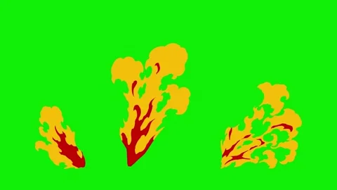 Fire, video of fire flames and smoke, Flickering Candle Flames Chroma Key Stock Footage 315356519