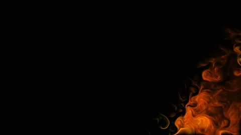 Fire vortex on black background. Stock Footage 88703956