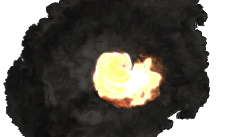 Fire Vortex Stock Footage 111423924