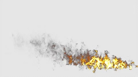 Fire wall. Alpha Chanel High quality HD Stock Footage 237804758