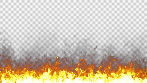 Fire wall. Alpha Chanel High quality HD Stock Footage 237806531