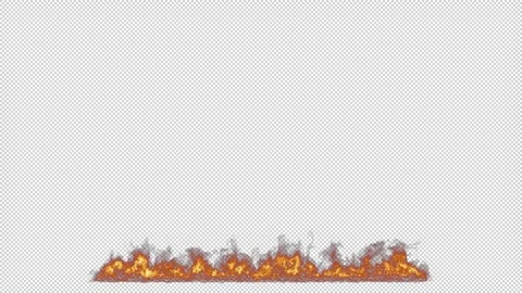 Fire wall burning looping on alpha background 스톡 동영상 237576963