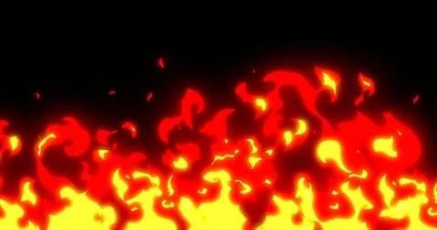 2D Fire Animation Stock Footage ~ Royalty Free Stock Videos | Pond5