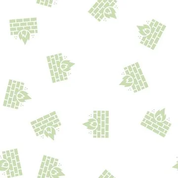 Fire wall glyph seamless pattern イラスト素材