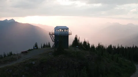 Fire Watch Tower Sunset 2 動画素材 262000780