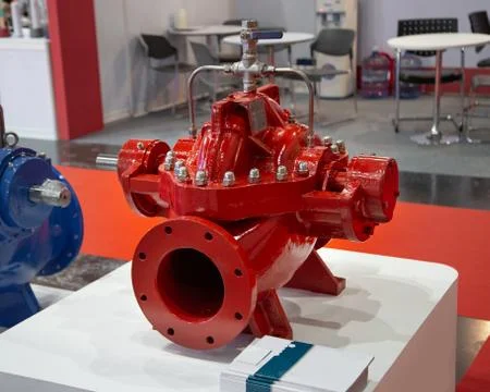 Fire water pump Stock Photos
