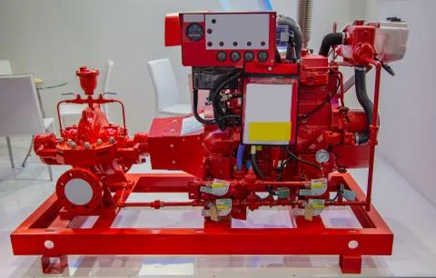 Fire Water Pump Stock Photos