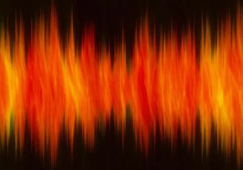 Fire wave form background Stock Illustration