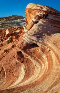 The Fire Wave at Valley of Fire State Park Stock Photos
