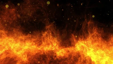 Fire Waves Background Video stock 179769132