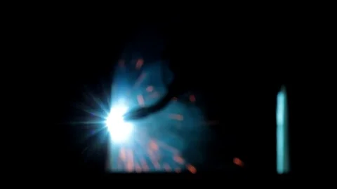 Fire welding Video stock 83710579